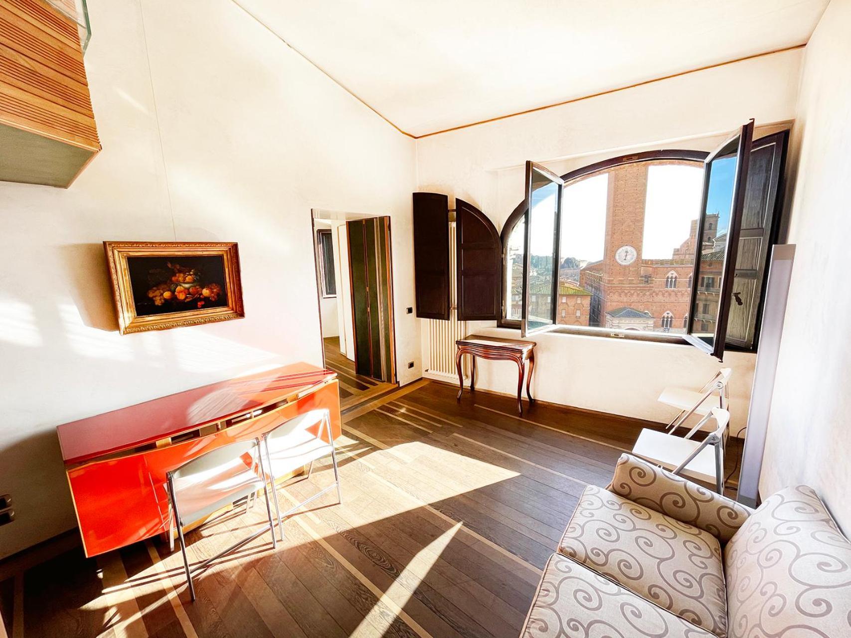 Il Campo 8: Piazza Del Campo Apartment Сиена Екстериор снимка